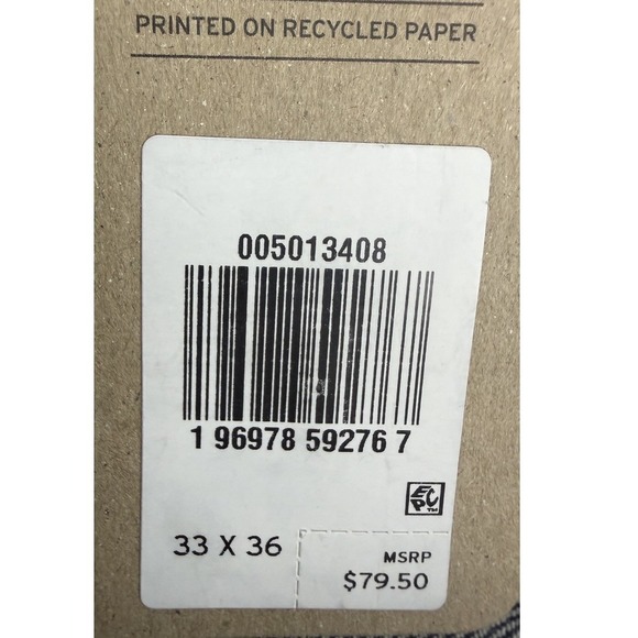 Levis 501 Jeans Original Straight Leg Button Fly 100% Cotton Dark Wash W33X36L - Picture 16 of 16